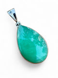Chrysoprase Solid 925 Sterling Silver Pendant