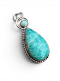 Amazonite Solid 925 Sterling Silver Pendant