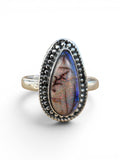 Monarch Opal Solid 925 Sterling Silver Ring 8