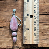 Rhodochrosite Solid 925 Sterling Silver Pendant