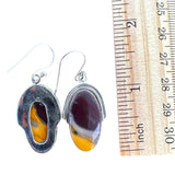 Mookaite Jasper Solid 925 Sterling Silver Earrings