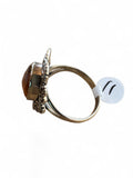 Orange Kyanite Solid 925 Sterling Silver Ring 11