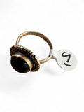 Black Onyx Solid 925 Sterling Silver Ring 9