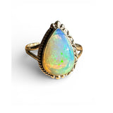 Ethiopian Opal Solid 925 Sterling Silver Ring 11