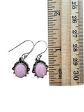 Pink Queen Conch Solid 925 Sterling Silver Earrings