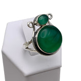 Green Onyx Solid 925 Sterling Silver Ring