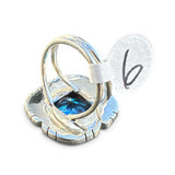 Mercury Mystic Topaz Solid 925 Sterling Silver Ring 6