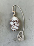 Wild Horse Jasper Solid 925 Sterling Silver Pendant with chain