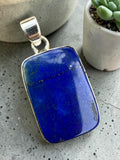 Blue Lapis Solid 925 Sterling Silver Pendant