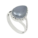 Hematite Solid 925 Sterling Silver Ring