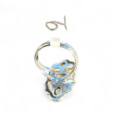 Ethiopian Opal Solid 925 Sterling Silver Ring 9