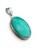Chrysoprase Solid 925 Sterling Silver Pendant