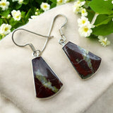Chrysoprase Solid 925 Sterling Silver Earrings