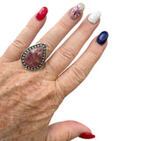 Cobalto Calcite Solid 925 Sterling Silver Ring 9