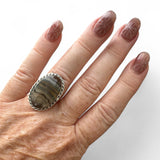 Crazy Lace Agate Solid 925 Sterling Silver Ring 6.5