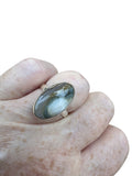 Ocean Jasper Solid 925 Sterling Silver Ring 7