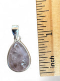 Rose Quartz Solid 925 Sterling Silver Pendant
