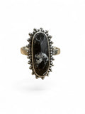 White Buffalo Solid 925 Sterling Silver Ring 6