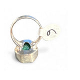 Emerald Solid 925 Sterling Silver Ring 6