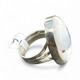 Dendritic Opal Solid 925 Sterling Silver Ring 9