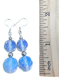 Fire Opalite Solid 925 Sterling Silver Earrings