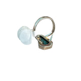 Kingman Blue copper Turquoise Solid 925 Sterling Silver Ring