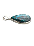 Shattuckite Solid 925 Sterling Silver Pendant