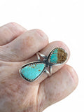 Number 8 Turquoise Solid 925 Sterling Silver Earrings 9