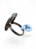 Crazy Lace Agate Solid 925 Sterling Silver Ring 8.5