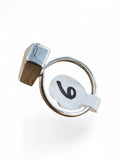 Lemurian Quartz Solid 925 Sterling Silver Ring 6