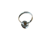 Gold Rutilated Quartz Solid 925 Sterling Silver Ring 6