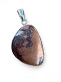 Michigan Copper Agate Solid 925 Sterling Silver Pendant