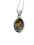 Monarch Opal Solid 925 Sterling Silver Pendant with chain