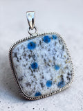 K2 Solid 925 Sterling Silver Pendant