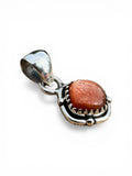 Sunstone Solid 925 Sterling Silver Pendant