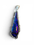 Titanium Aura Kyanite Solid 925 Sterling Silver Pendant