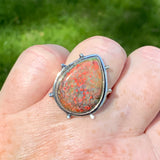 Monarch Opal Solid 925 Sterling Silver Ring 7