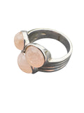 Morganite Solid 925 Sterling Silver Ring 8.5