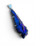 Titanium Aura Kyanite Solid 925 Sterling Silver Pendant