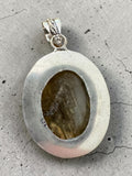 Labradorite Silver Overlay Pendant