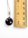 Amethyst Solid 925 Sterling Silver Pendant with chain