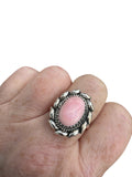 Pink Queen Conch Solid 925 Sterling Silver Ring 6