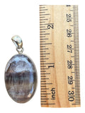 Fluorite Solid 925 Sterling Silver Pendant