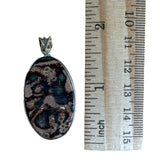 Viper Skin Jasper Solid 925 Sterling Silver Pendant