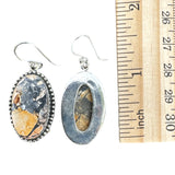 Maligano Jasper Solid 925 Sterling Silver Earrings