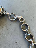 Kingman Cotton Candy Turquoise Solid 925 Sterling Silver Bracelet
