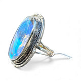 Mercury Mystic Topaz Solid 925 Sterling Silver Ring 10