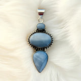 Owyhee Opal Solid 925 Sterling Silver Pendant