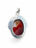 Mookaite Jasper Solid 925 Sterling Silver Pendant