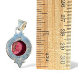 Ruby Solid 925 Sterling Silver Pendant